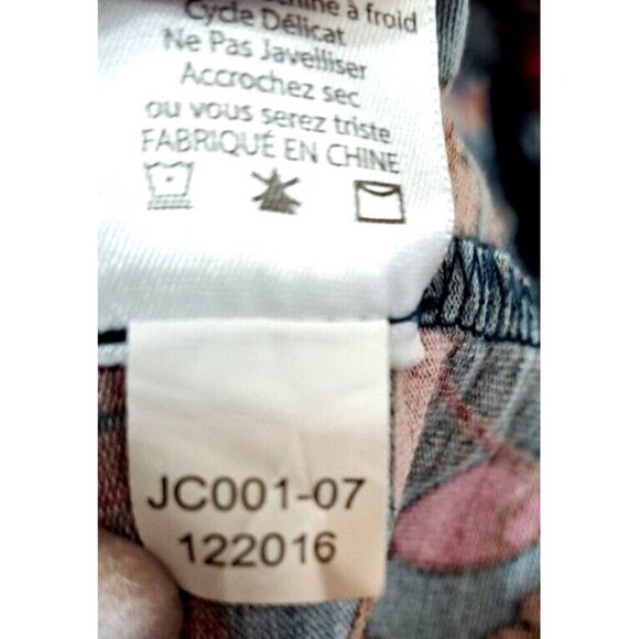 LuLaRoe Women's XL Multicolor Leaf Print Short Sleeve Scoop Neck Tunic - Picture 5 of 5